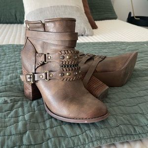Not Rated heeled ankle booties